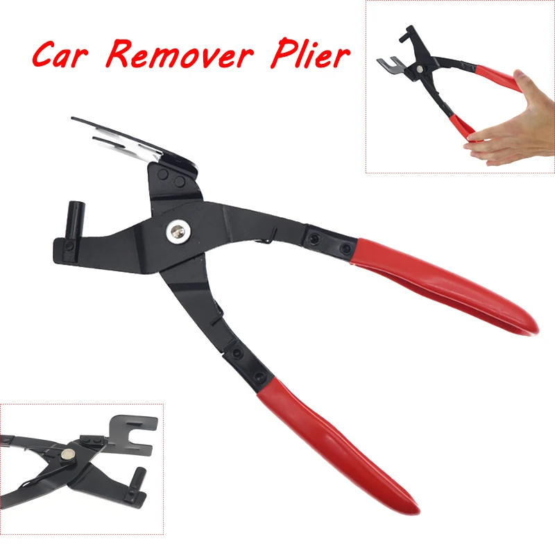 

Car Exhaust Pipe Hanger Remover Plier Removal Stretcher Repair Carbon Steel Exhaust Rubber Blanket Removal Plier Automotive Tool