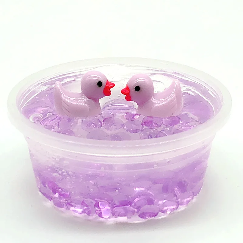 Afdswg Sticky Squishy Slime Crystal Mud Glaseado Lake Transparent Mud Decompression Toy Squishy's Squishies Toy Extrusion