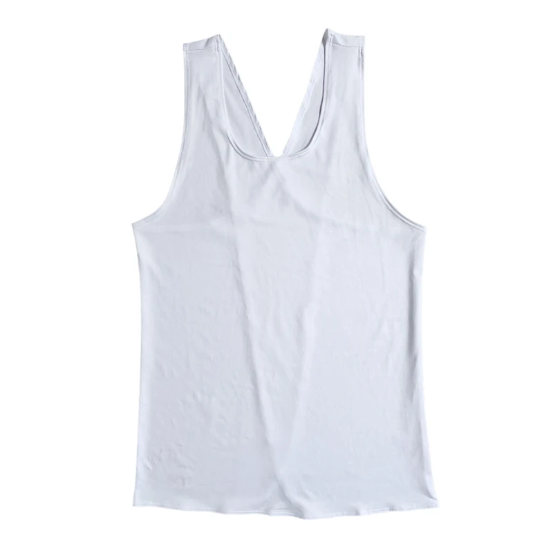 Майка женская с перекрестной спинкой топ без рукавов для бега йоги фитнеса