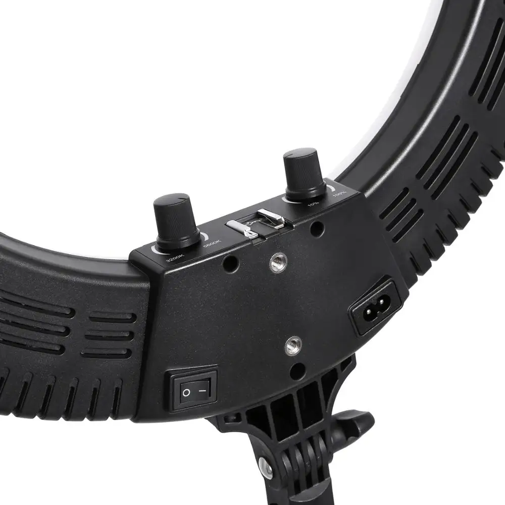 Светодиодная кольцесветильник лампа для фотостудии 18 дюймов 448 шт. лампочек 3200