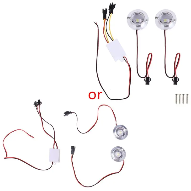 

Новинка 2021 года, 2 шт./компл., светодиодная декоративная Стробоскопическая Лампа высокой мощности для автомобилей и мотоциклов, стоп-сигнал