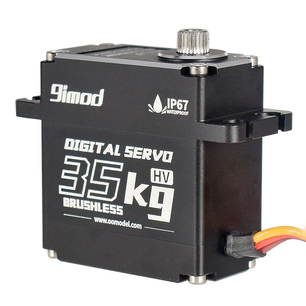9imod Servo resistente al agua BLS-HV35MG 35KG engranaje de Metal HV Servo Digital sin escobillas para RC coche barco Robot DIY-5