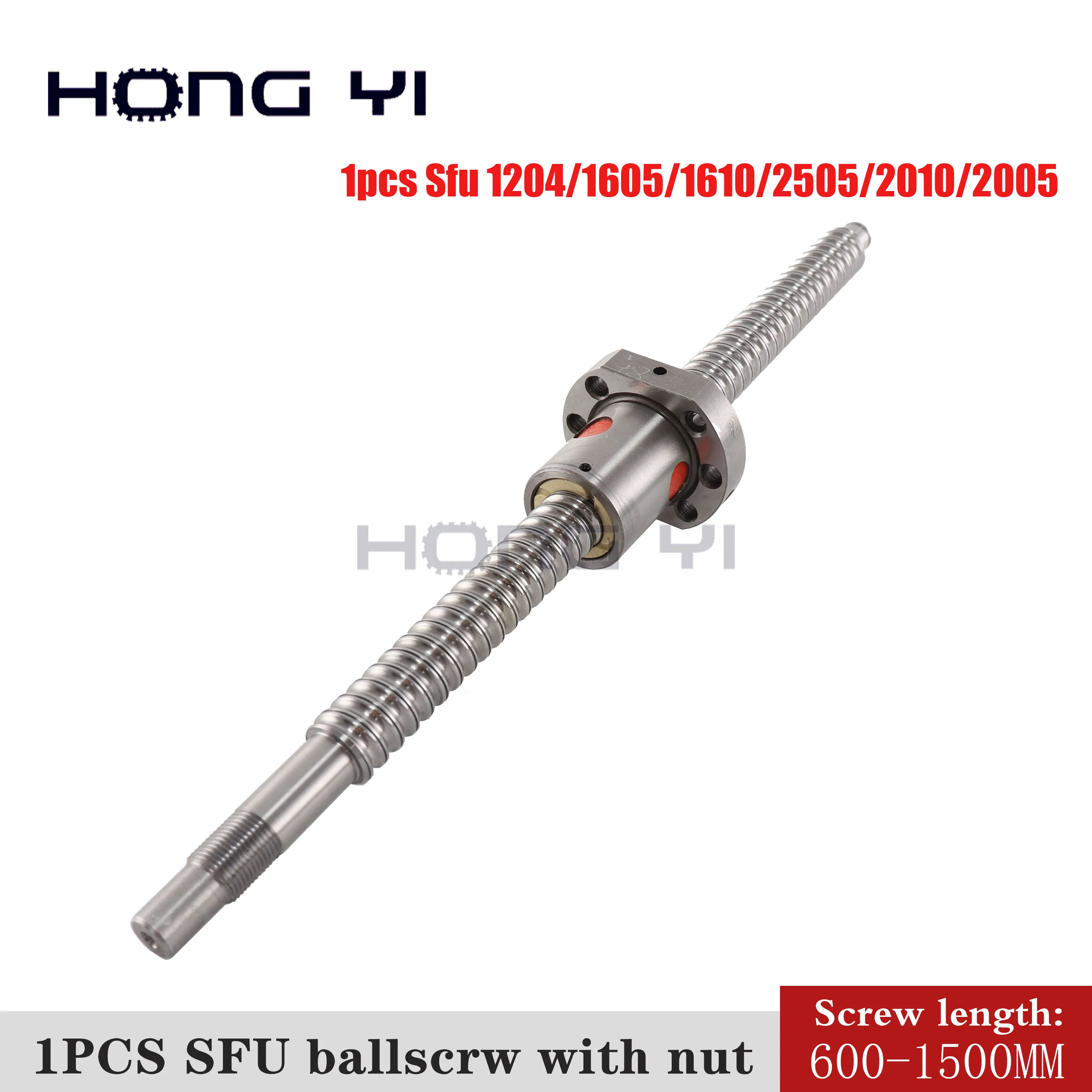 Шариковый винт SFU1204 /1605/1610/2505 + шариковая гайка Концевая обработка можно выбрать