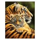 MEIVN 5D DIY алмазная живопись Лебединое озеро и Cub полная квадратная Алмазная вышивка животные со стразами Картина Набор для рукоделия