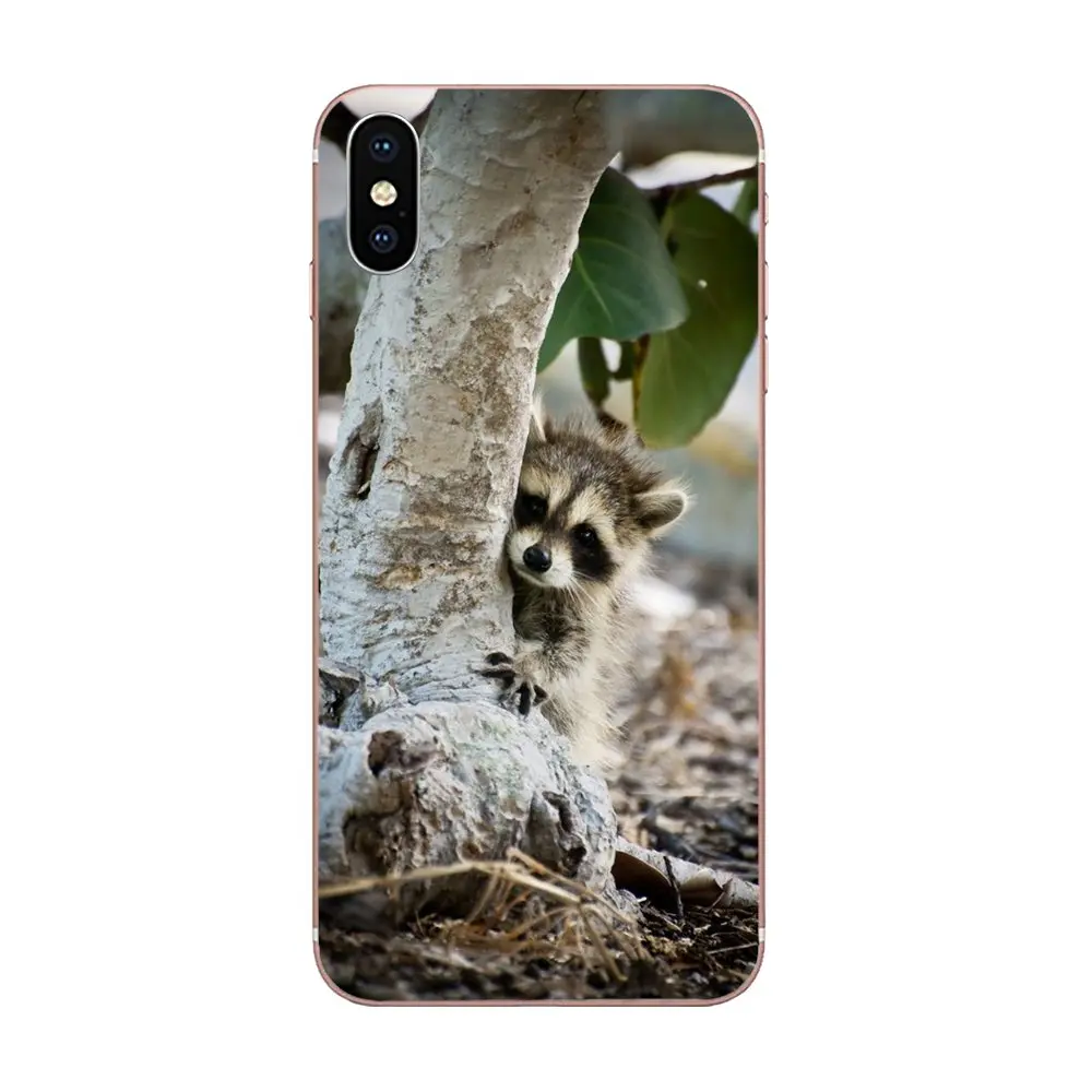 Детские с рисунком енота еноты резиновый для сотового чехол телефона Xiao mi 3 4 4C 4i 5