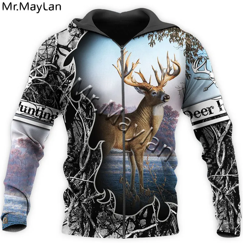 

Deer Hunting 3D Printed Hoodies men/women Harajuku Fashion Hooded Sweatshirt Autumn Hoody Casual streetwear hoodie Drop ship A31