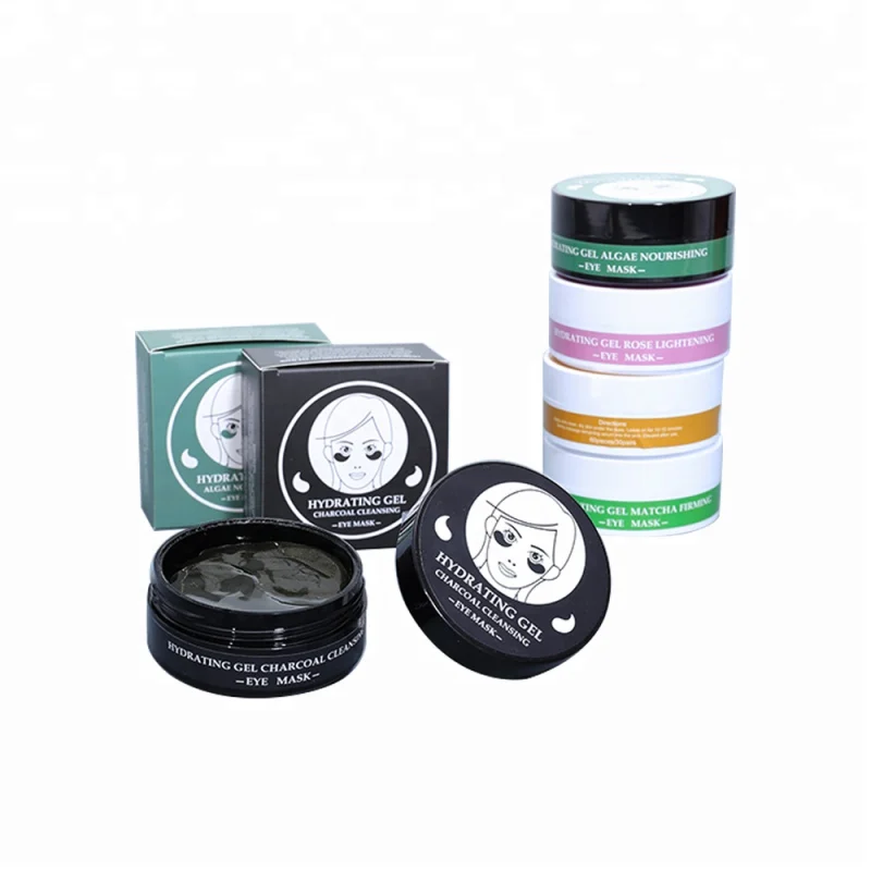 

Moisturizing Remove Dark Circle Bamboo Charcoal Gel Eye Mask Eye Bags Black Crystal Collagen Eye Mask Pads