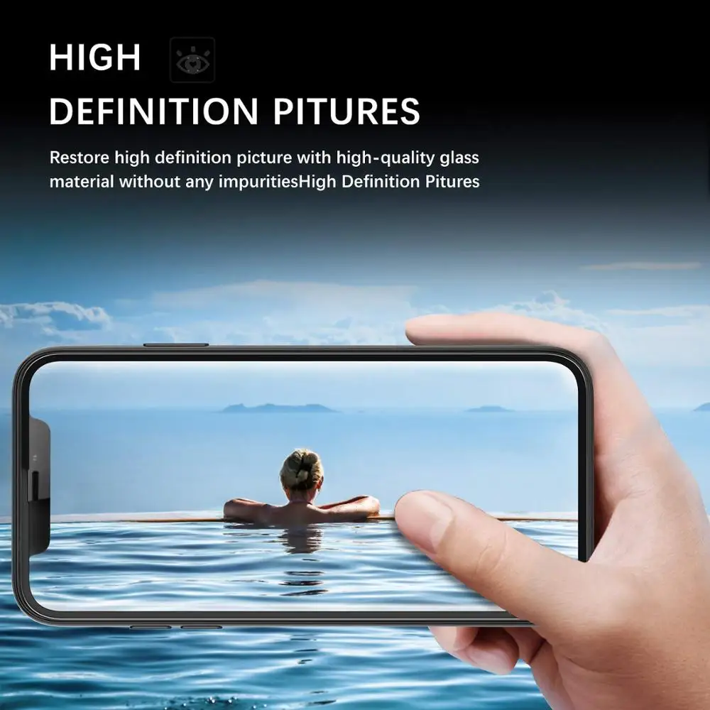 5D полное покрытие закаленное стекло для iPhone 11 Pro 2019 Защитное экрана Max защитная