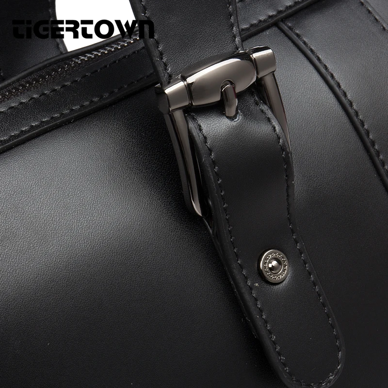 TigerTown Новая Мужская модная сумка из натуральной воловьей кожи через плечо