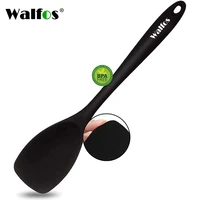 walfos food grade silicone cooking spoon essential heat resistant flexible nonstick for cooking baking mixing kitchen utensils