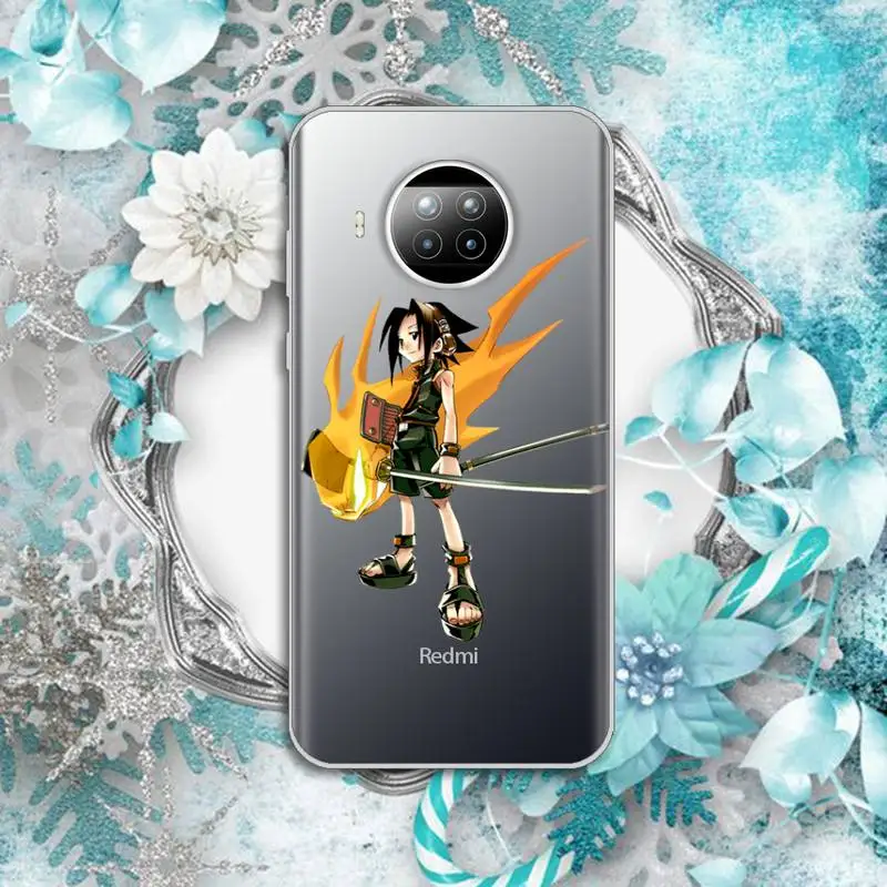 

shaman king anime manga high quality luxury Phone Case shell Transparent for Xiaomi Redmi note 10 t 8 9 pro lite 11