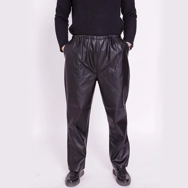 Зимние рабочие брюки из ПУ водонепроницаемые маслостойкие кожаные