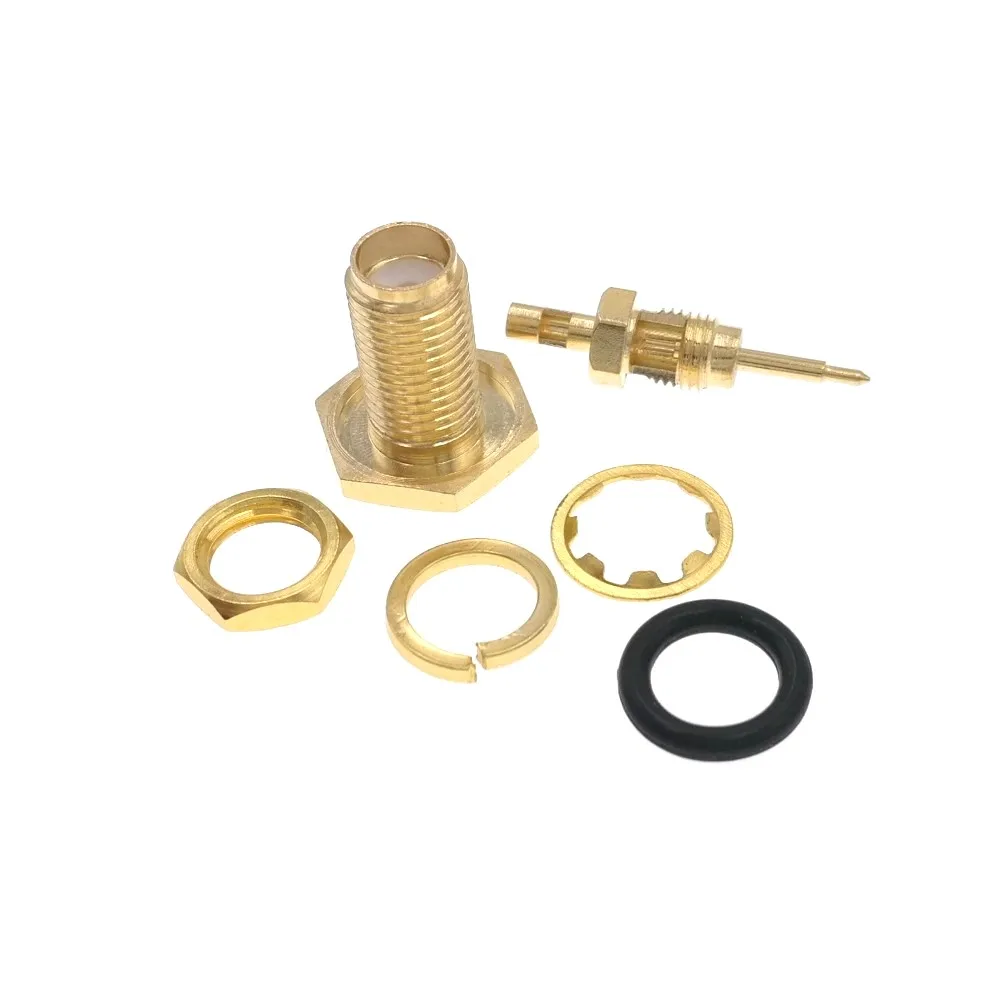 10 шт. водонепроницаемый RP-SMA Женский уплотнительное кольцо гайка перегородка RF