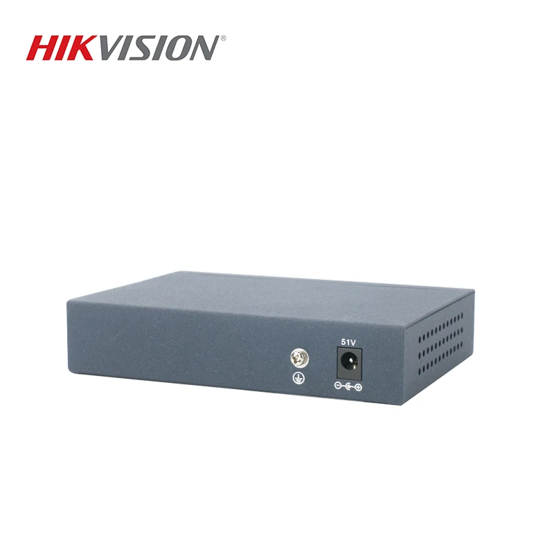 Управляемый PoE коммутатор Hikvision 5 портов 10/100 Мбит/с адаптивный металлический