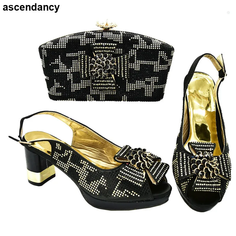 Новые модные женские туфли и сумочка в комплекте итальянские вечерние