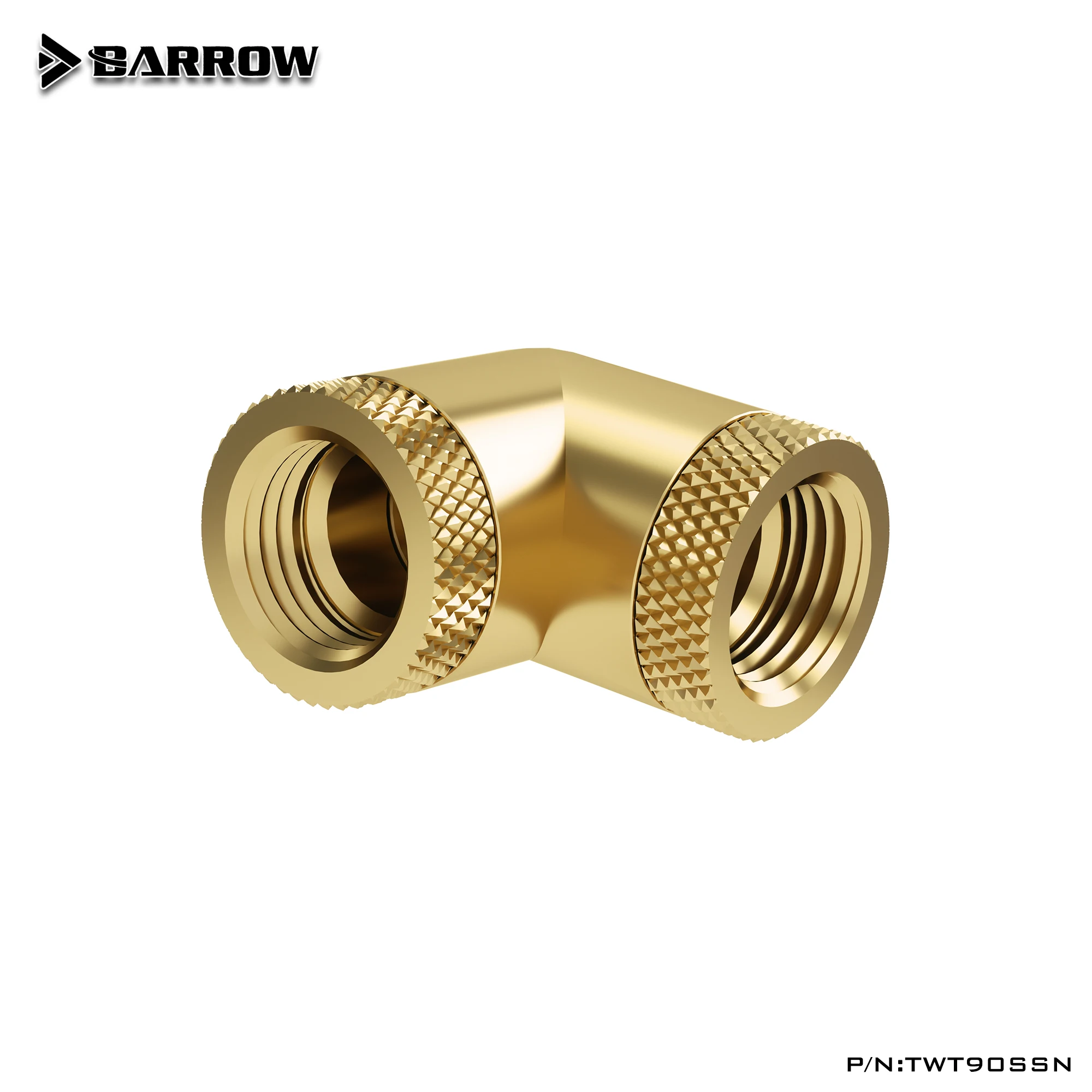Barrow G4 / 1 bright silver black 90 degree double inner teeth rotation adapter 360 Rotary Fitting TWT90SSN | Компьютеры и офис
