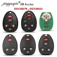 jingyuqin 10x 315mhz ouc60270 keyless entry remote car key for gmc acadia yukon chevrolet avalanche tahoe traverse buick enclave