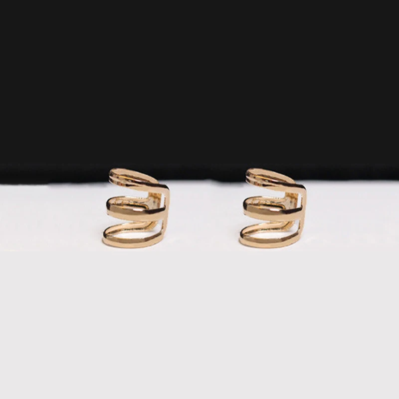 Classic Clip Earrings Geometric U Shape Earclip Ladies Ear Cuff Fashion Cartilage Non-Piercing Women Girls Jewelry 2019 | Украшения и