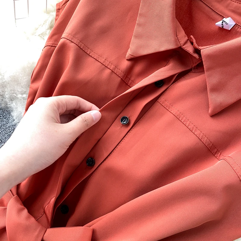 

Feminino 2020 Vestido Women's Summer Commuting Temperament Lapel Sleeveless Lace-up Waist Slimming Retro Knee Dress Vestidos