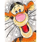 Краски по номерам мультяшный Тигр масло Краски ing Акриловые DIY Наборы холщовая рама рисунок Раскраска по номерам декор искусство