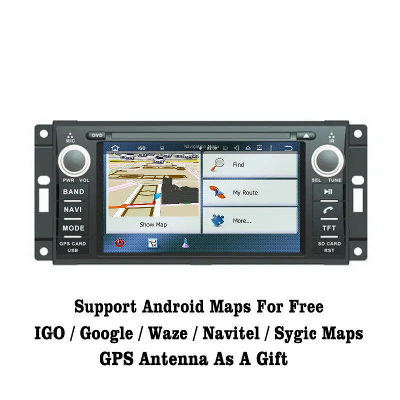 Liislee Android 7 1 2G RAM для Jeep Commander / Wrangle Car Radio Аудио Видео Мультимедиа DVD плеер WIFI DVR GPS Navi