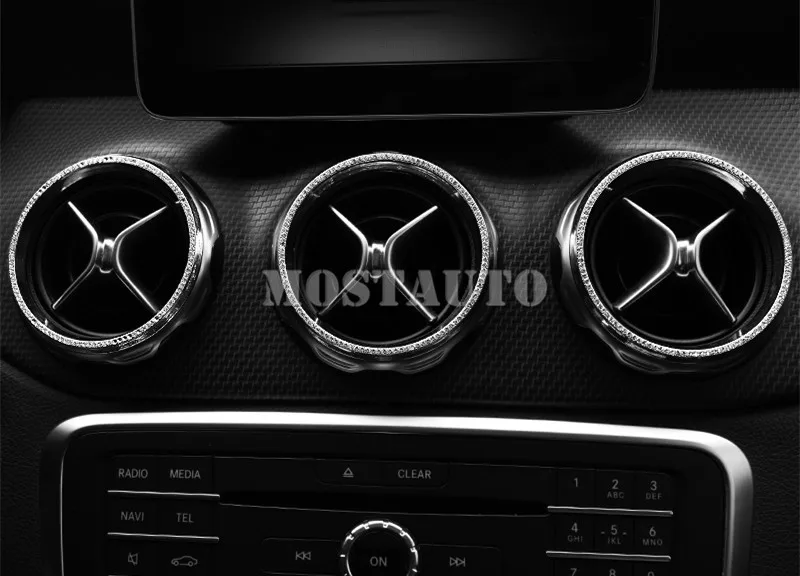 Декоративные автомобильные аксессуары для Benz A-Class W176 B-Class W246 стразы 2012-2018 5 шт. |