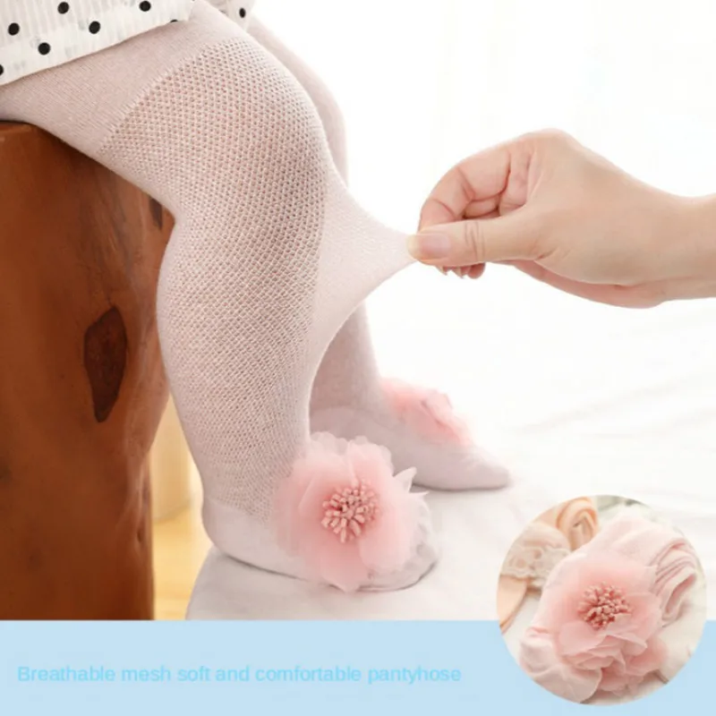 

Baby Pantyhose Summer Thin Children's Floral Lace Mesh Stockings Ballet Dance Kids Underpants Girls Tights 0-1-3 Years Old