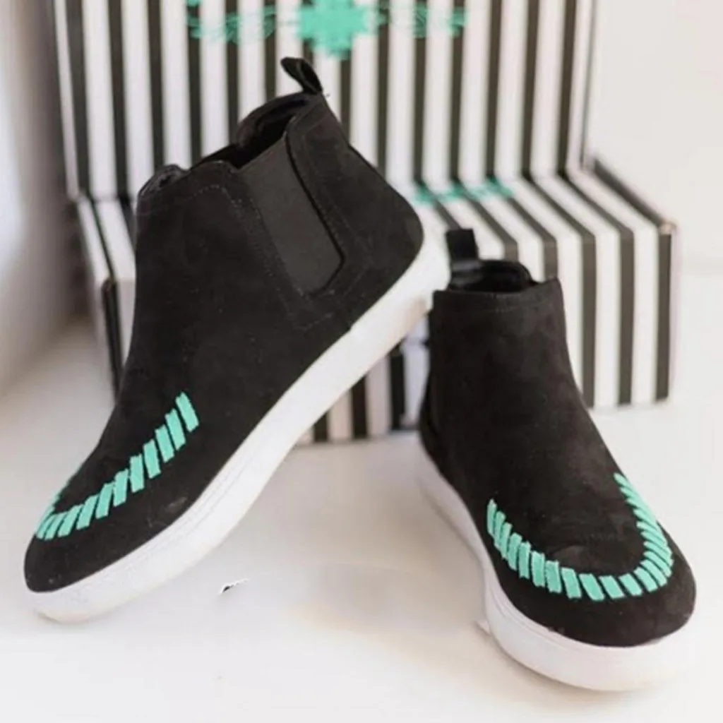 Женская обувь на плоской подошве Повседневная с круглым носком Кроссовки без