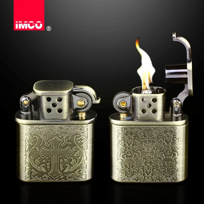 Австрийская медная Зажигалка IMCOpure индейский керосин шлифовальный круг