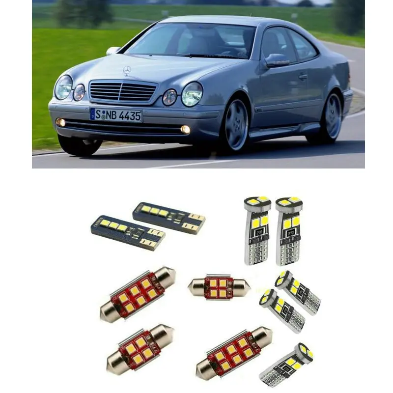 

Car Accessories Car Led Interior Light Kit For Mercedes w208 CLK 1997 - 2002 Error Free White 6000K Super Bright