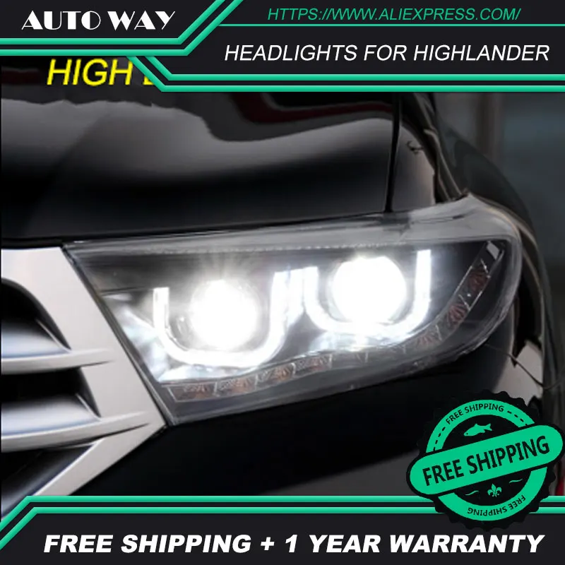 Стайлинг автомобиля светодиодные HID Rio Highlander фары корпус передней для Toyota 2012 2013 2014