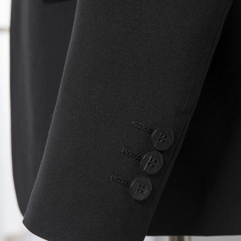 Куртка мужская демисезонная Модный молодежный однобортный Повседневный Блейзер