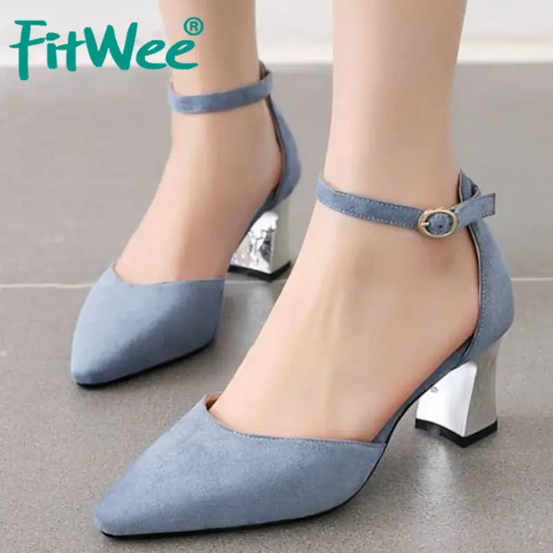 Taoffen/летние босоножки с ремешком на щиколотке Летние женские туфли высоком