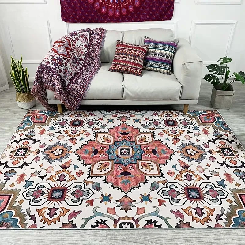 Ретро американский стиль большой размер гостиная без волос напольный коврик с