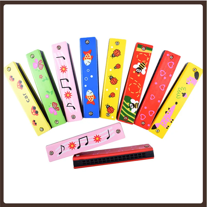 

16 Holes Enfant Harmonica Children Original Beginner Harmonica Mouth Piece Free Shipping Strumento Musica Woodwind Instruments