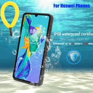 waterproof case for huawei p40 p30 pro p20 lite mate 30 pro water proof shell ip68 cover swim diving outdoor sports anti fall free global shipping
