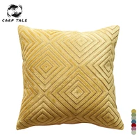 solid color cushion cover 4545 modern decorative cushions covers for sofa geometric nordic pillow cover home decor pillowcases