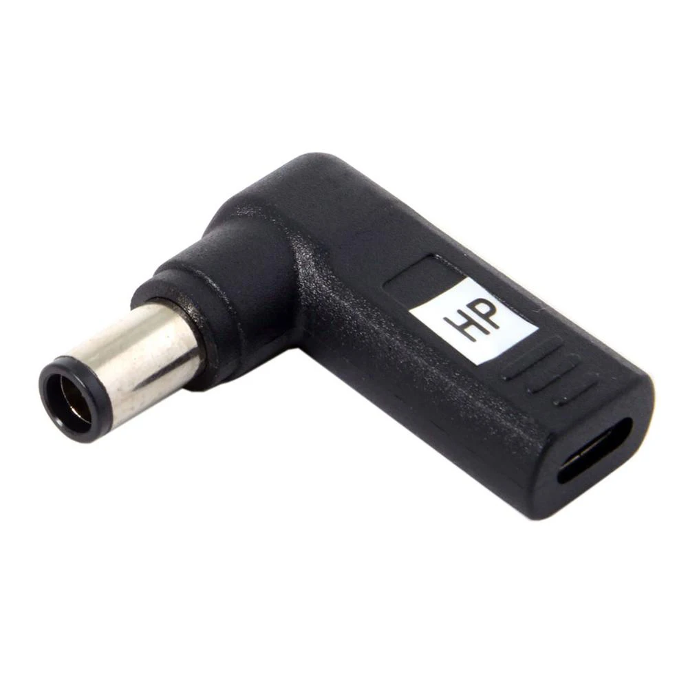 

Адаптер PD для ноутбука HP, 1 шт., переходник с портом USB Type-C «Мама» на 7,4*5,0 мм «папа», разъем питания постоянного тока
