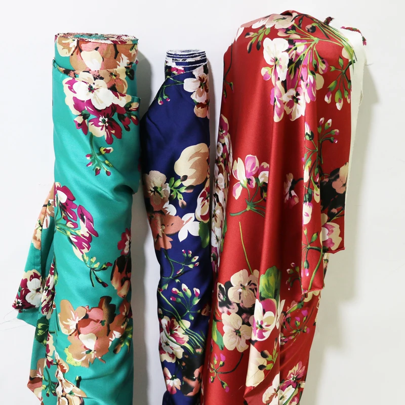 100 см * 148 вечернее платье с большим цветочным рисунком ткань принтом azalea из