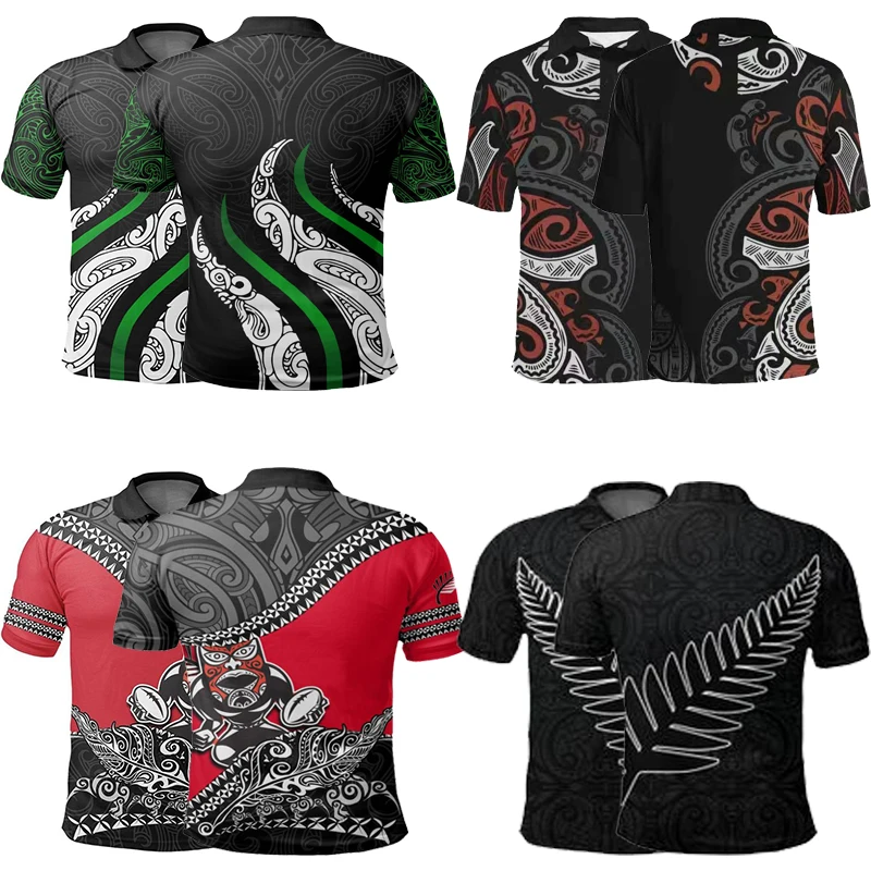 2021 Новая Зеландия Maori регби игроки Поло спортивная одежда мужские футболки