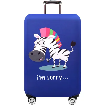 Защитные чехлы для багажа с принтом животных аксессуары путешествий плотный