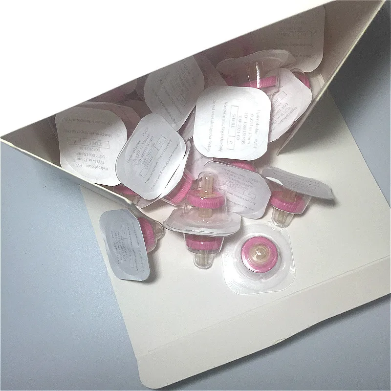 Стерильный шприцевой фильтр мембранный из PVDF диаметр 13 мм 0.22um GC инжектор игла