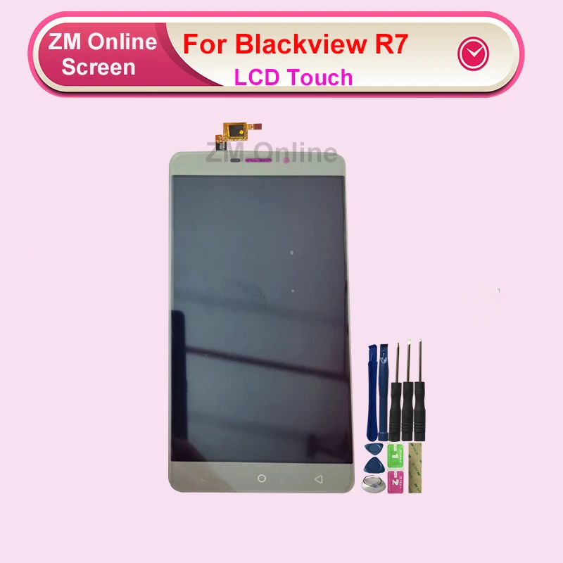 ЖК дисплей для Blackview R7 кодирующий преобразователь сенсорного экрана в сборе