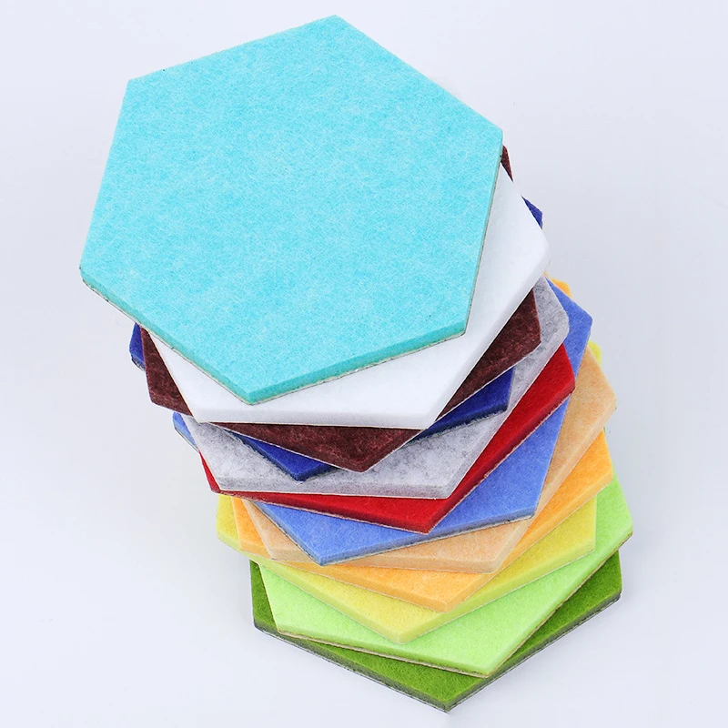 Hexagon Wall Stickers 3D Letter Message Board Photo Display Felt Kids Room Decor Background Wallpaper Decorative | Дом и сад