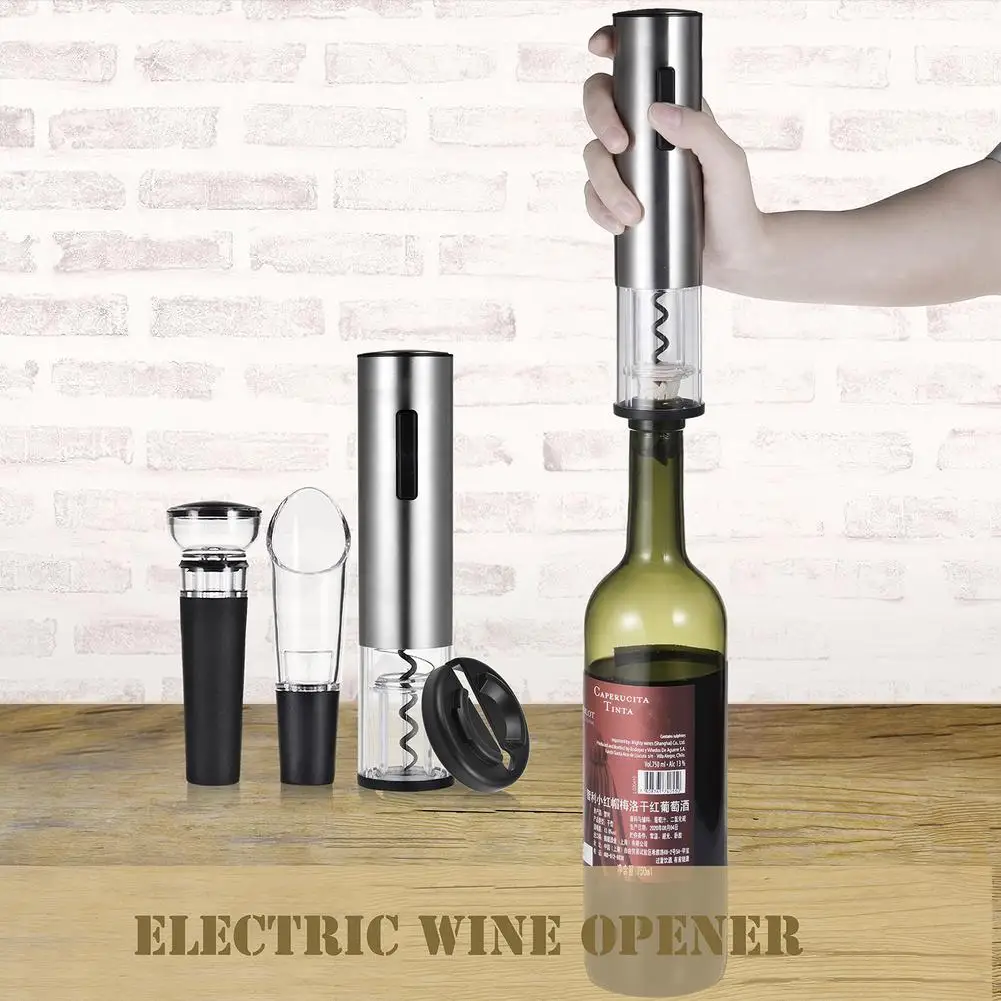 Electric USB Charging Wine Bottle Opener Set Automatic For Red Kitchen Accessories Gadgets | Дом и сад