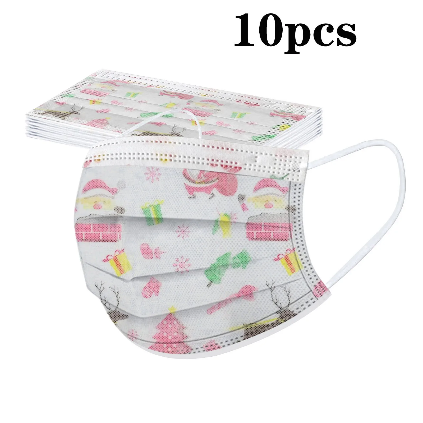 10 шт. одноразовые маски для лица с ушными петлями | Тематическая одежда и униформа