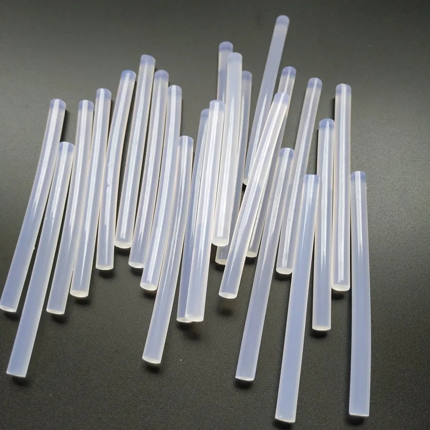 25 Pieces Hot melt adhesive Transparent 7x100mm glue stick silicone High viscosity Strengthen stickiness