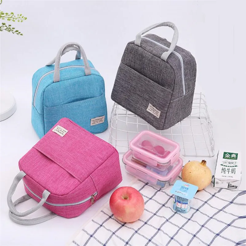 

Lunch Bags For Women Large Capacity Lunch Box Bag Portable Picnic Bag Thick Insulation Organizer Food Bag Loncheras Para Mujer