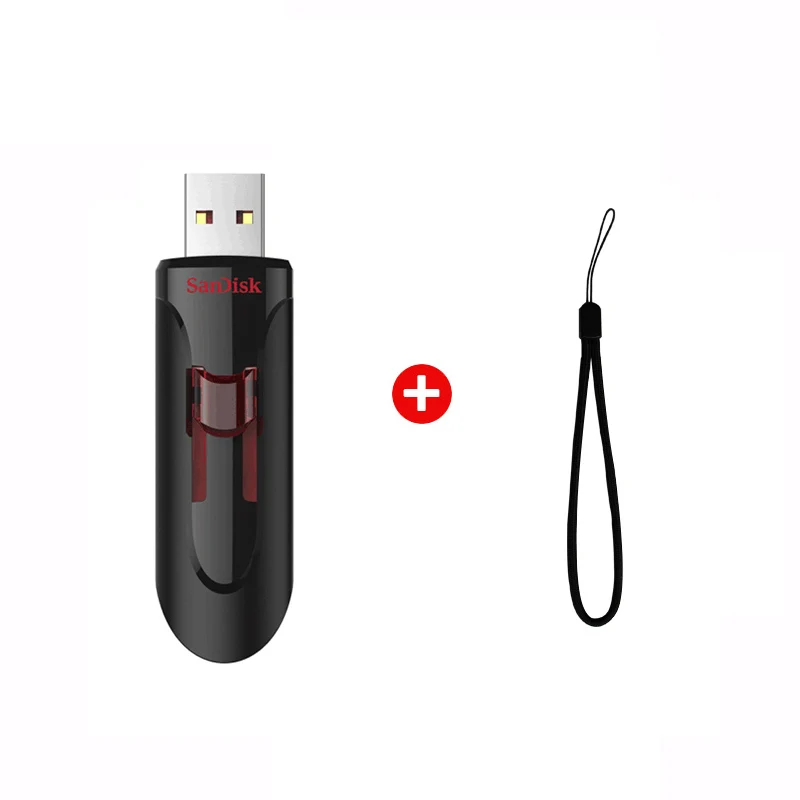 SanDisk Флешка USB 3 0 металлическая флешка CZ600 16 ГБ 32 64 Гб карта памяти 128 U диск 256