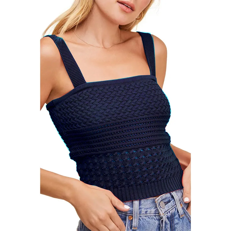 

Knitting Vest Woman Women's Sleeveless Sweater Cute Tops Sweaters for Women Fashion Vests Women Winter 2020 Vintage Top